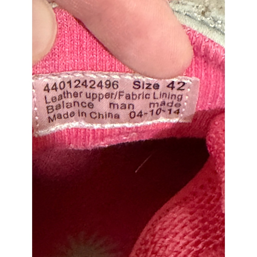 Dansko Elise Womens 42 Gray Pink Leather Slip Resistant Walking‎ Sneakers - Picture 5 of 6
